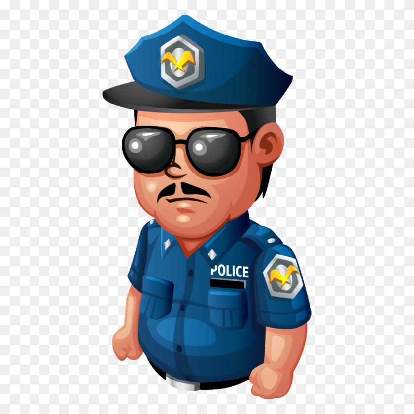 1024x1024 Policía Png