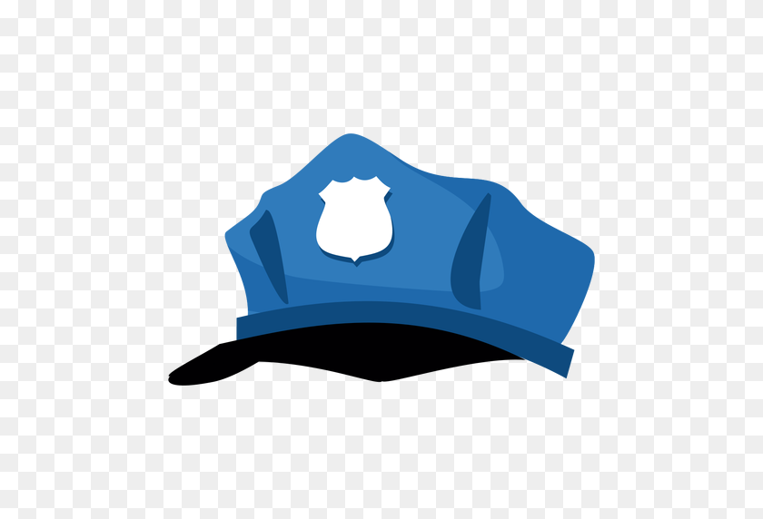 512x512 Policeman Cap Group With Items - Police Hat Clipart