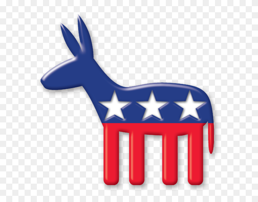 600x600 Partidos Políticos - Elefante Republicano Clipart