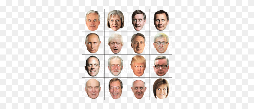 300x300 Politician Face Masks May Boris Corbyn Trump Putin Gove Mogg - Putin Face PNG