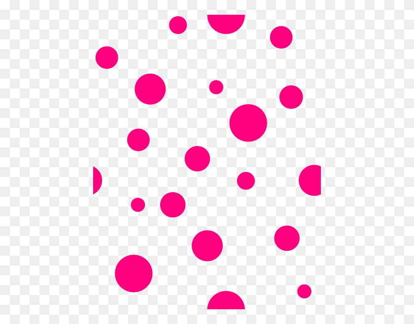 462x599 Polka Dots Clip Art - Polka Dot PNG