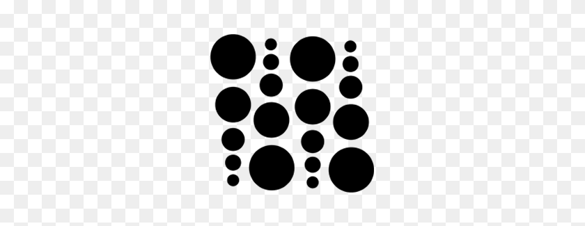 265x265 Polka Dots Group With Items - Polka Dot Pattern PNG