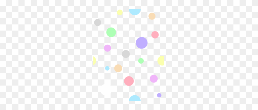 231x300 Polka Dots, In Pastel Colors Clip Art - Pastel Clipart