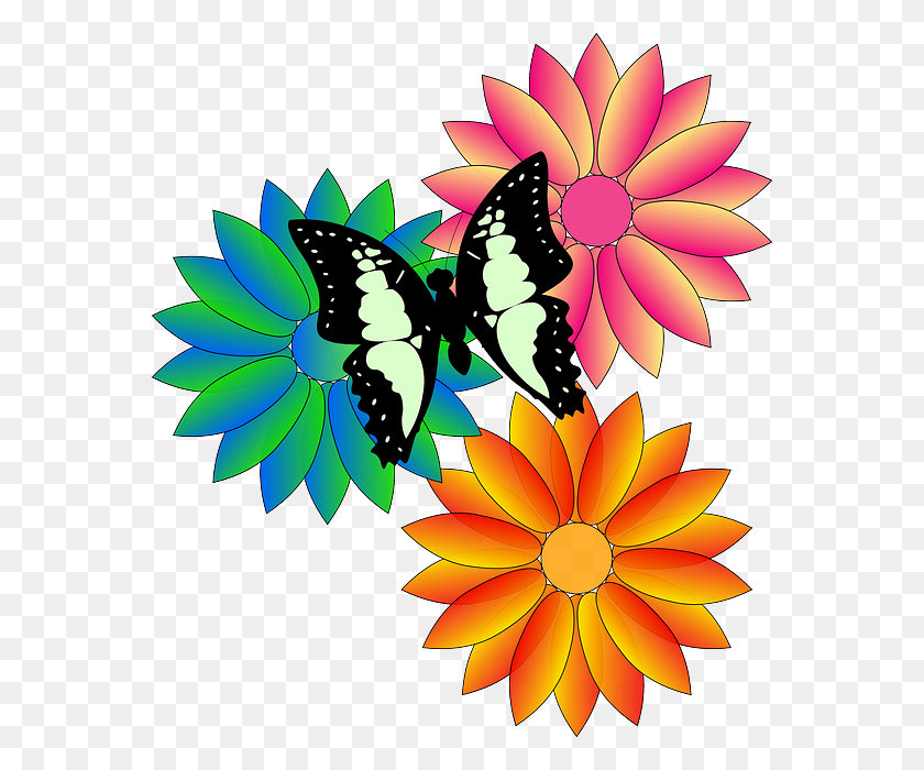 564x640 Pollination Clipart Sping - Spring Is Here Clipart