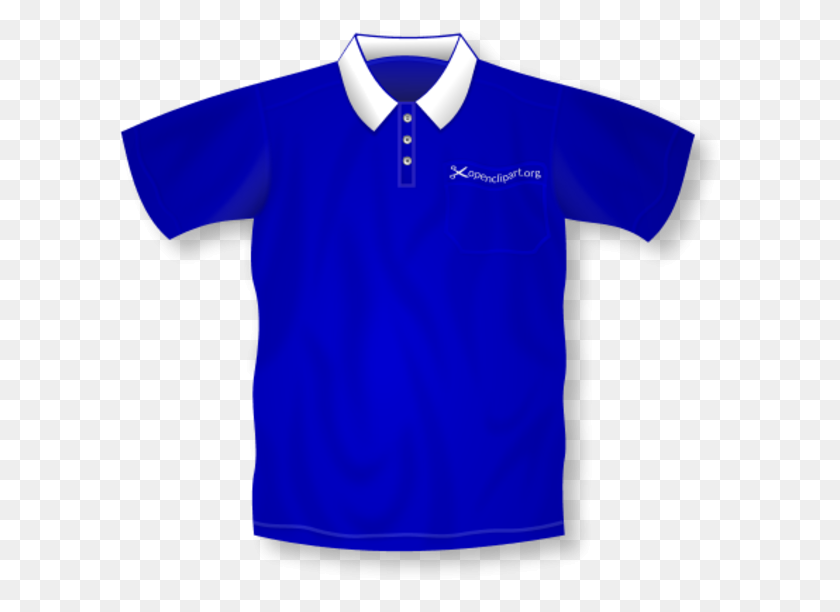 600x552 Polo Shirt Clip Art - Short Sleeve Shirt Clipart