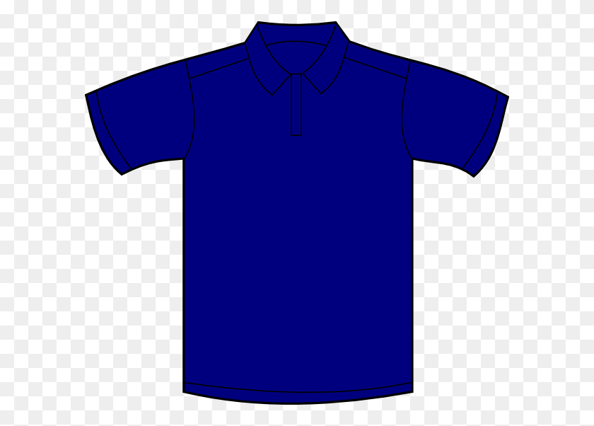 600x542 Polo Shirt Clip Art - Collared Shirt Clipart