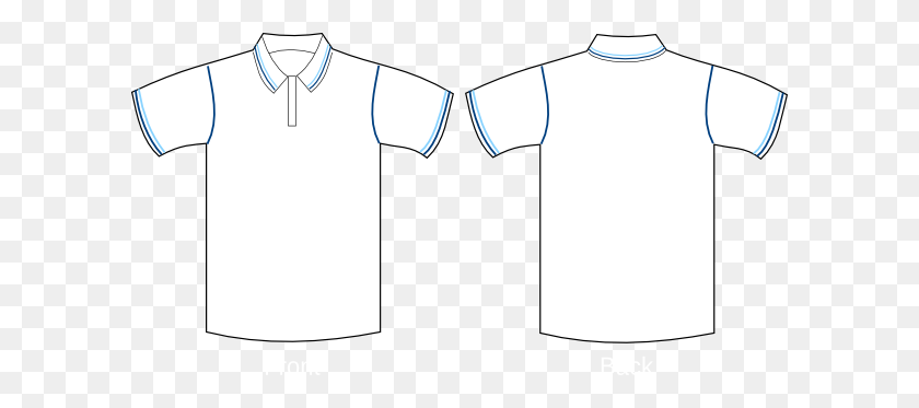 600x313 Polo Shirt Clip Art - Collared Shirt Clipart
