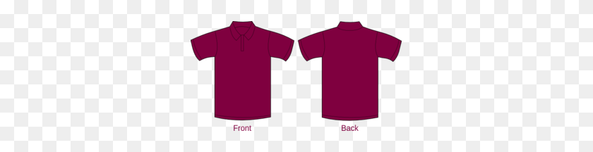 299x156 Polo Shirt Vino Clipart - Clipart De Camisa Con Cuello