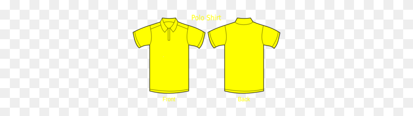 300x177 Polo Shirt Yellow Clip Art - Sweatshirt Clipart