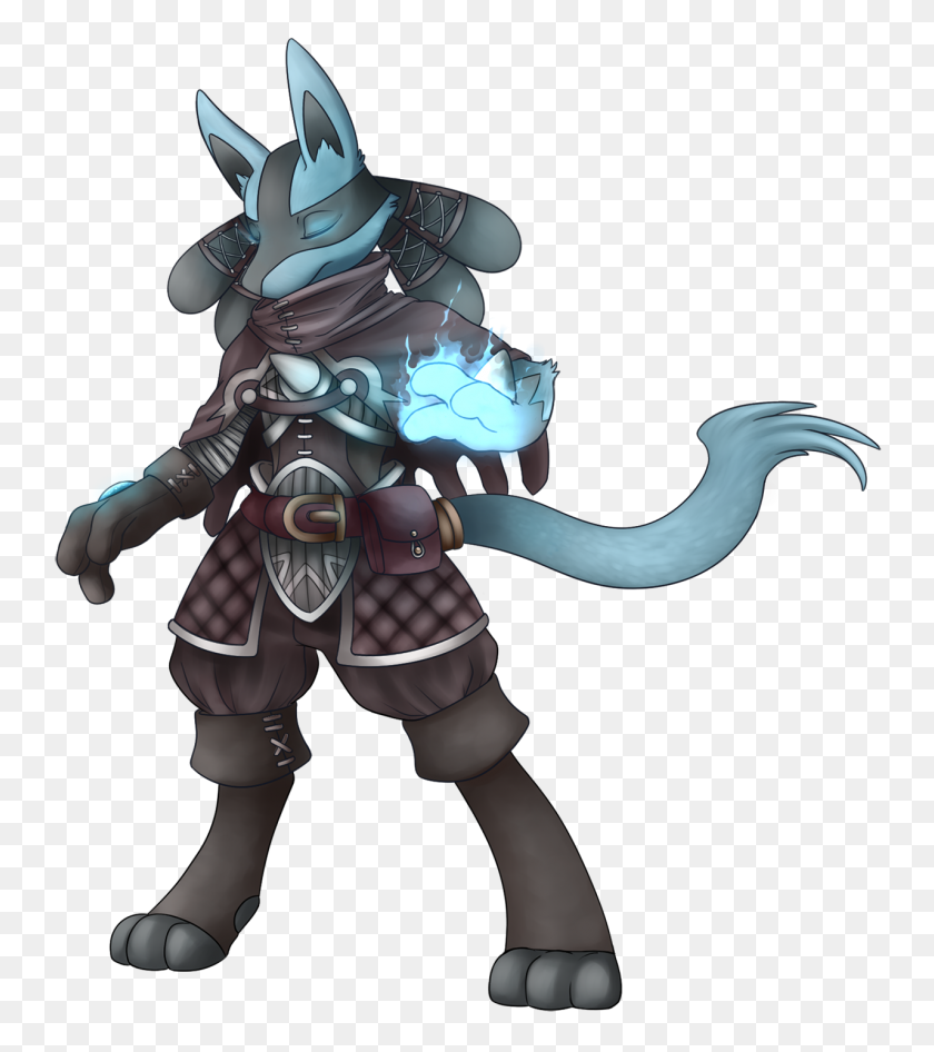 1280x1454 Poltergeistig Cecil The Lucario, Character For Pokemon Of Avalon - Lucario PNG