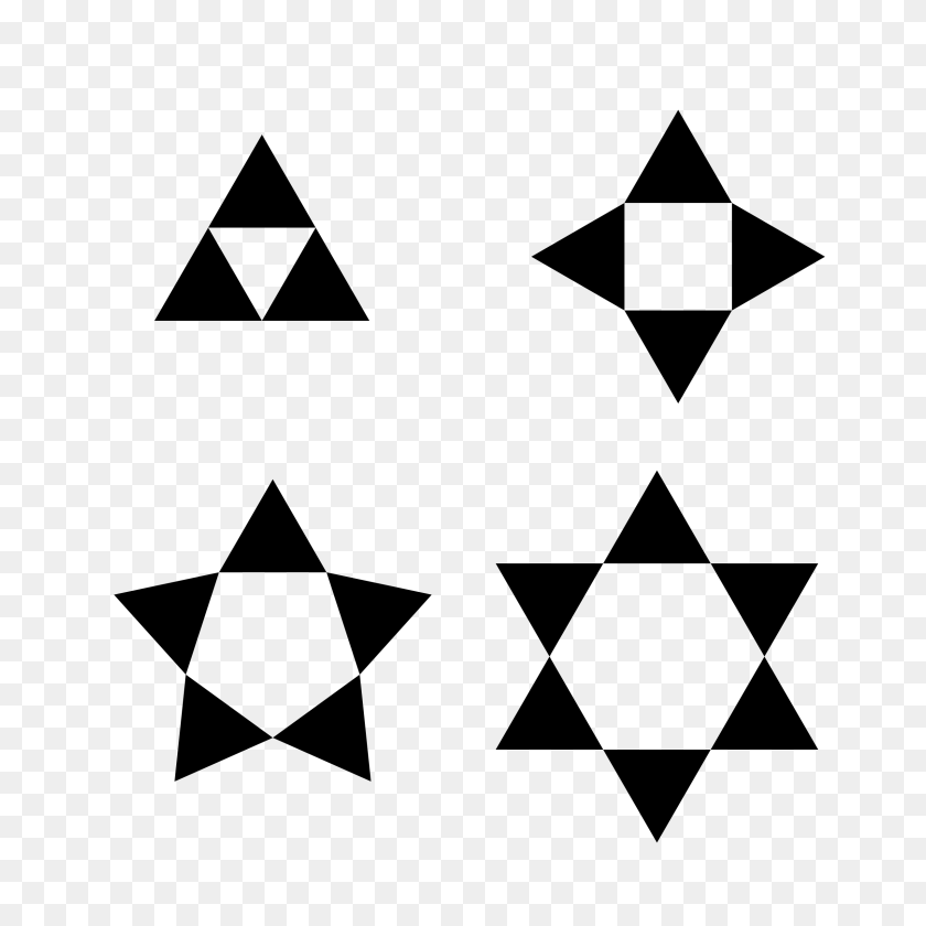 2400x2400 Polygons From Triangles Icons Png - Triangles PNG