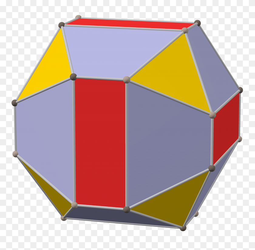 3860x3795 Polyhedron Great Rhombi Subsolid Pyritohedral Maxmatch - Sub PNG