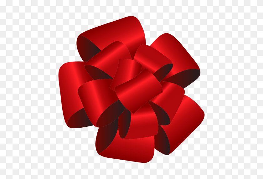 512x512 Pom Pom Red Bow - Red Bow PNG