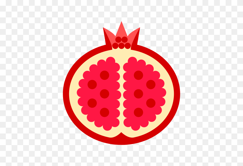 512x512 Pomegranate Icon With Png And Vector Format For Free Unlimited - Pomegranate Clipart