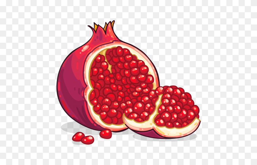 480x480 Pomegranate Png - Pomegranate Clipart