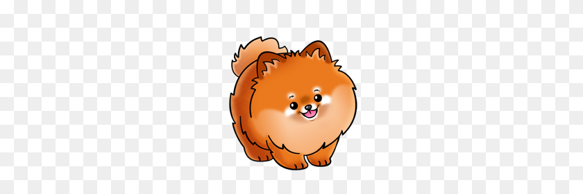220x220 Pomeranian Dog - Perro Clipart
