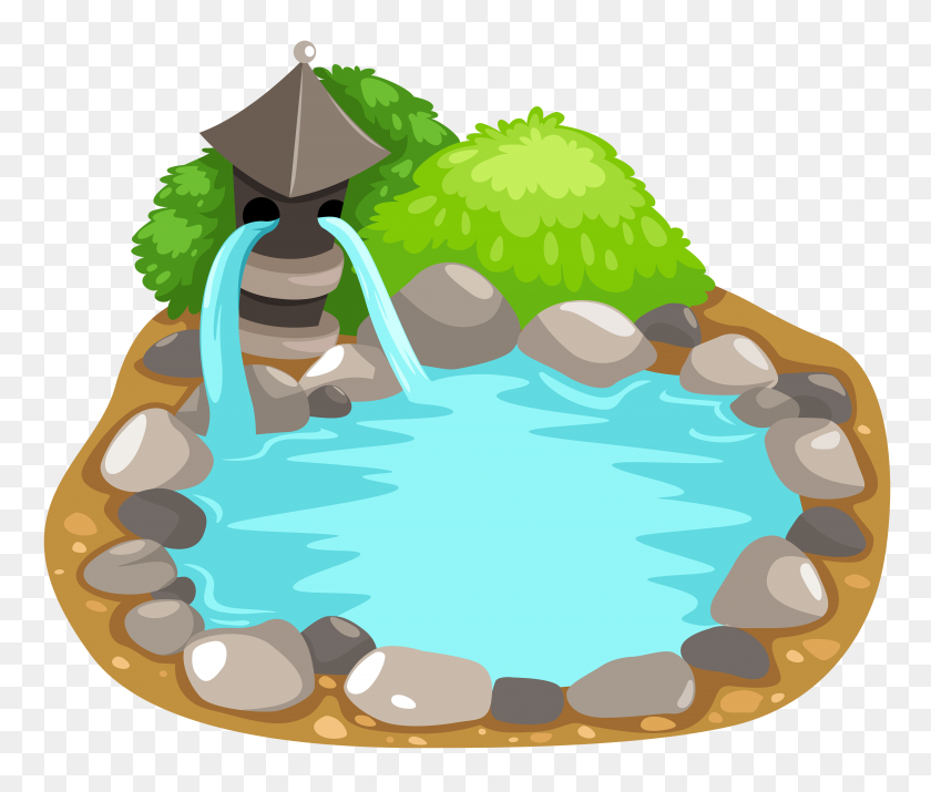4000x3364 Pond Clipart Land Habitat - Swimming Clipart PNG