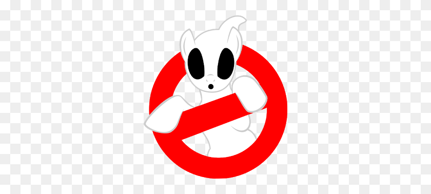280x318 Pony Busters - Ghostbusters Logo PNG