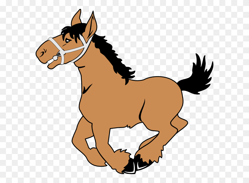 600x558 Pony Clipart Animated Horse - Horse Riding Clipart