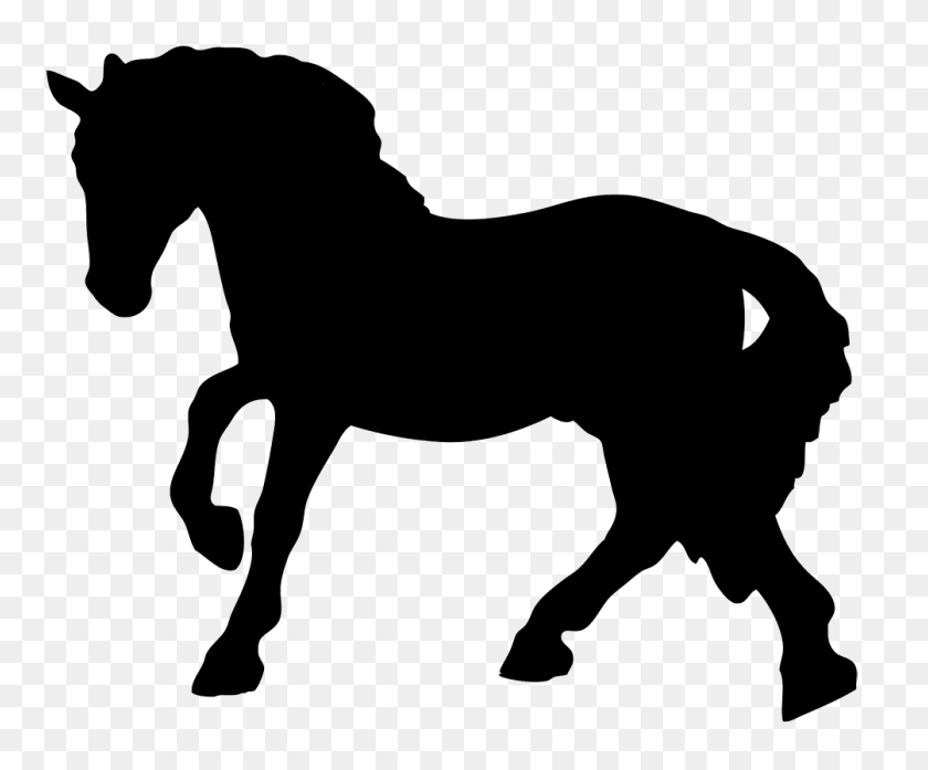 1004x821 Pony Silhouette Clipart Transparent - Saber Tooth Tiger Clipart