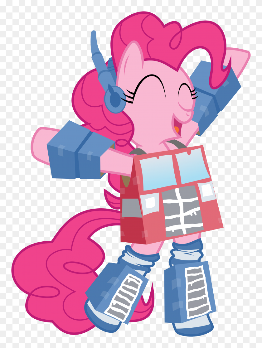 4430x6000 ¡Ponybots, Desplázate! Mi Pequeño Pony La Amistad Es Mágica Saber - Optimus Prime Clipart