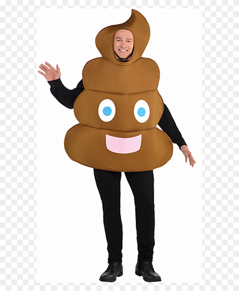 1000x1231 Poop Emoji Adult Costume - Poop Emoji PNG