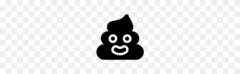 200x200 Poop Emoji Icons Noun Project - Poo Emoji PNG