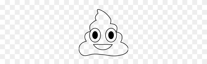200x200 Poop Icons Noun Project - Shit Emoji PNG
