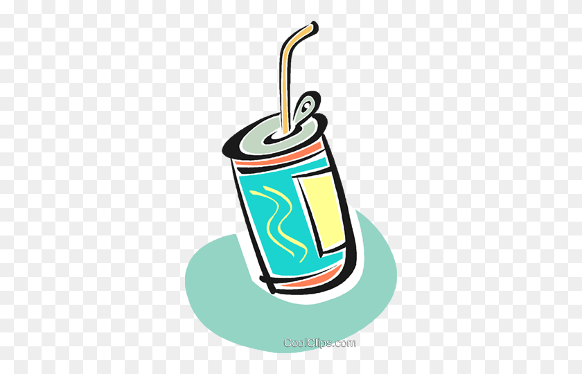306x480 Pop Can Royalty Free Vector Clipart Illustration - Soda Pop Clipart