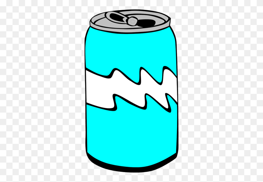 300x522 Pop Can Tipped Clipart Clipartmasters - Soda Can Clipart