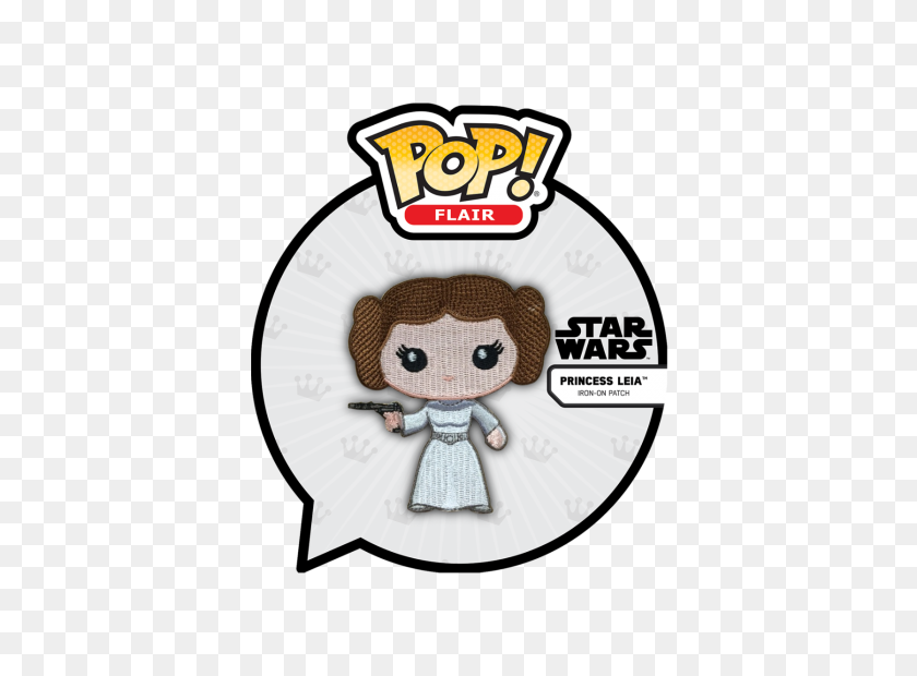 560x560 Pop Flair Star Wars - Princesa Leia Clipart