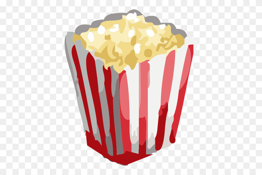 426x500 Popcorn - Popcorn Bag Clipart