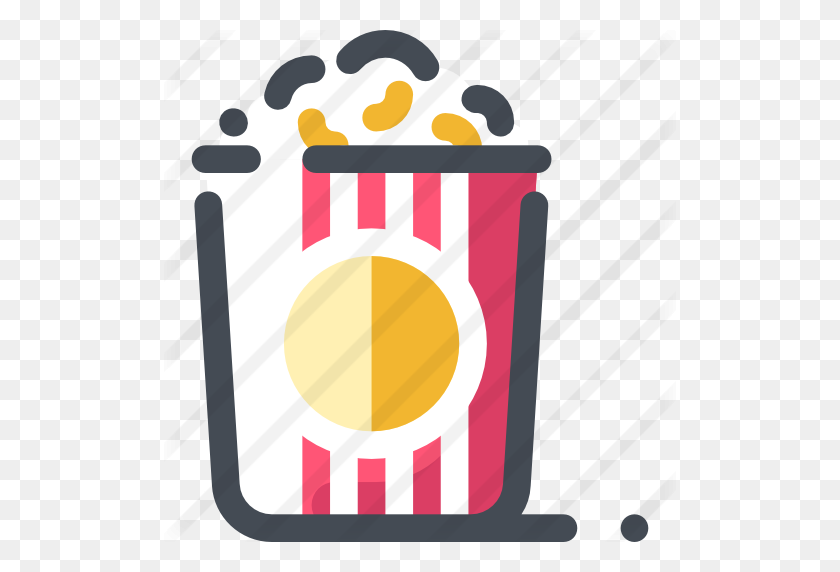 512x512 Popcorn - Popcorn Clipart PNG