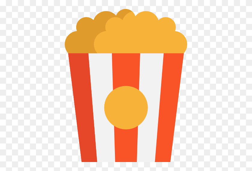 512x512 Popcorn, Appetizer, Snack, Cinema, Food Icon - Popcorn Clipart PNG
