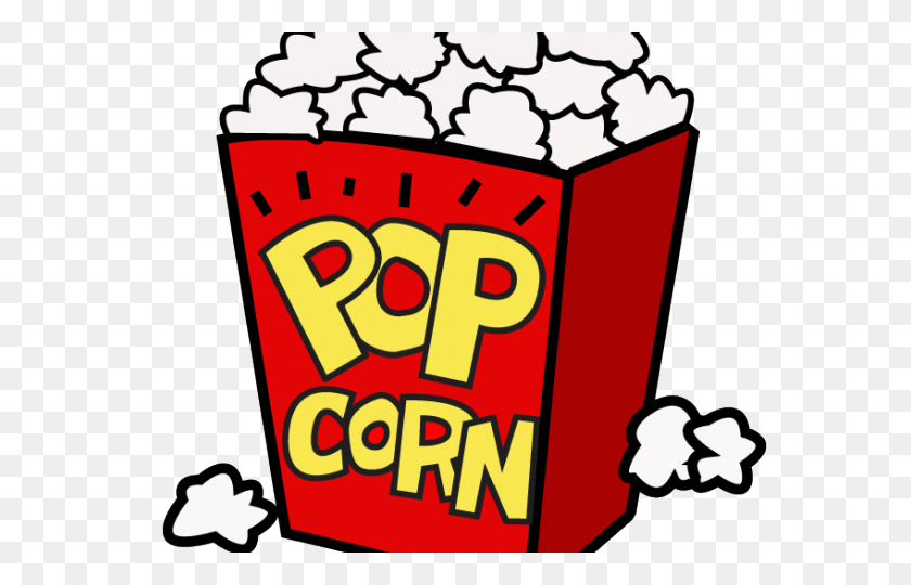 640x480 Popcorn Clipart - Popcorn Border Clipart
