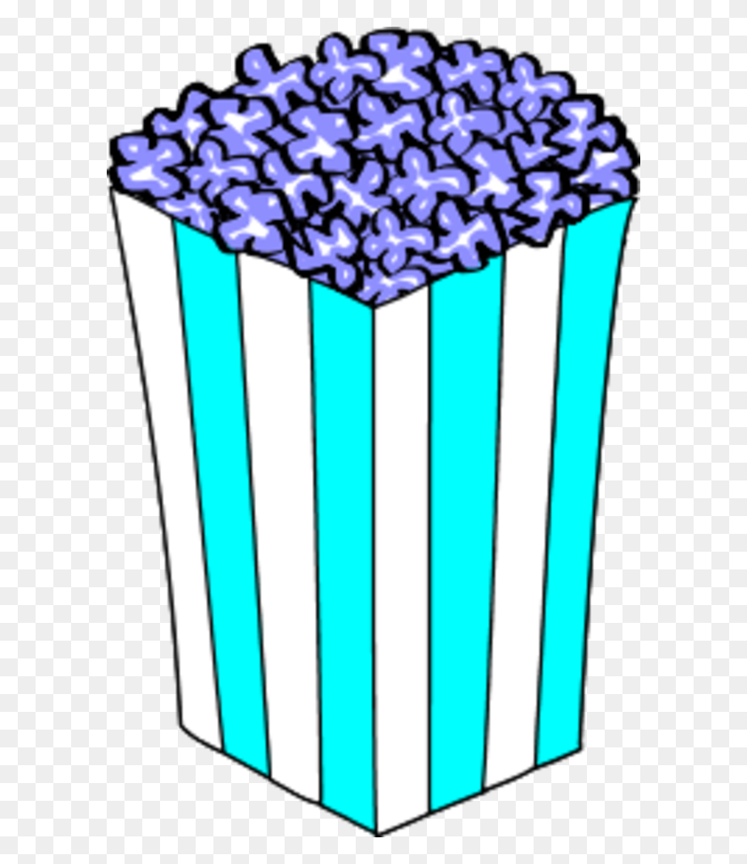 600x911 Popcorn Clipart - Movie Popcorn Clipart