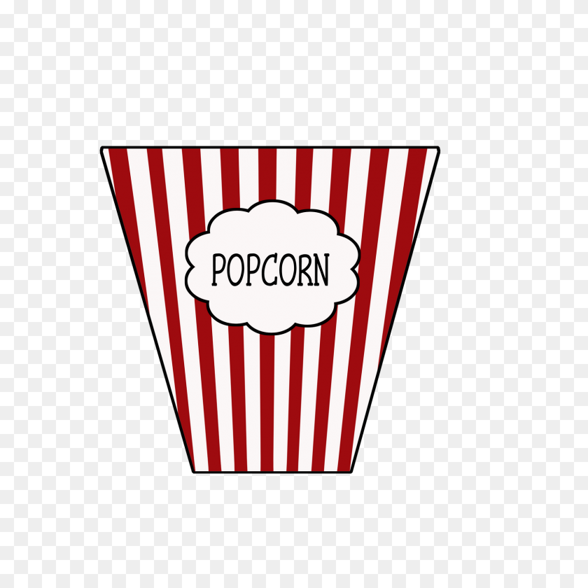 1600x1600 Popcorn Clipart Transparent Background Pencil And In Color Popcorn - Popcorn Clipart Black And White