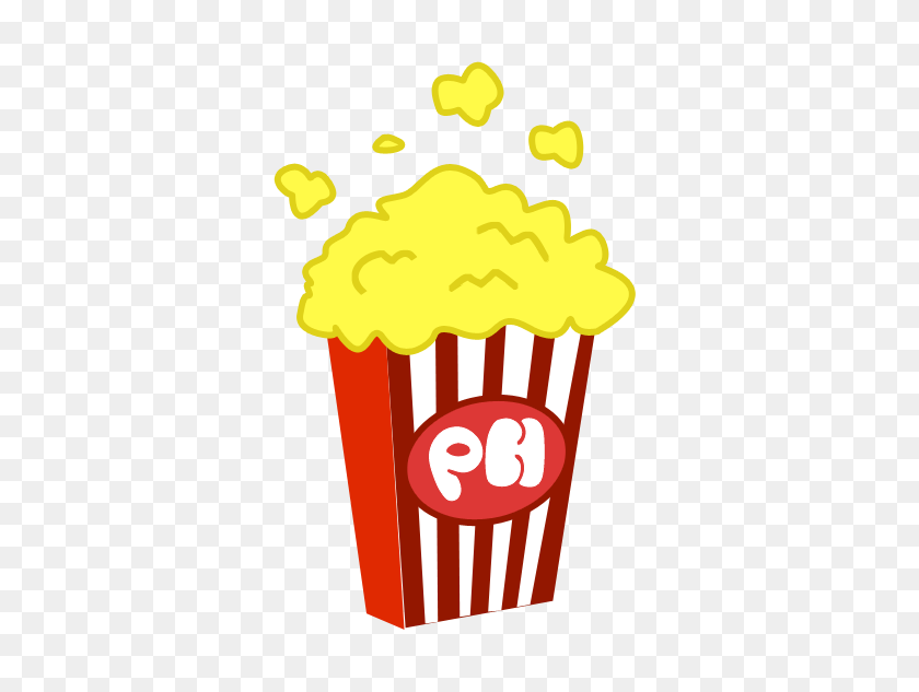 394x573 Popcorn Hour On Twitter - Popcorn Clipart PNG