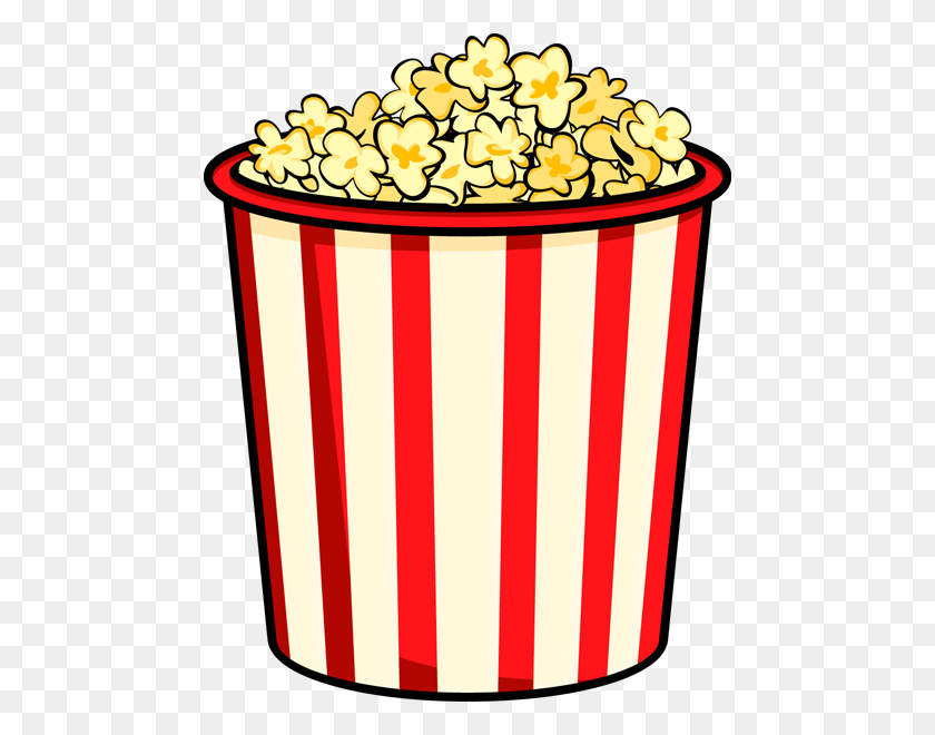 474x600 Popcorn Kernel Clipart Free Clipart Images With Regard To Popcorn - Popcorn Clipart Black And White