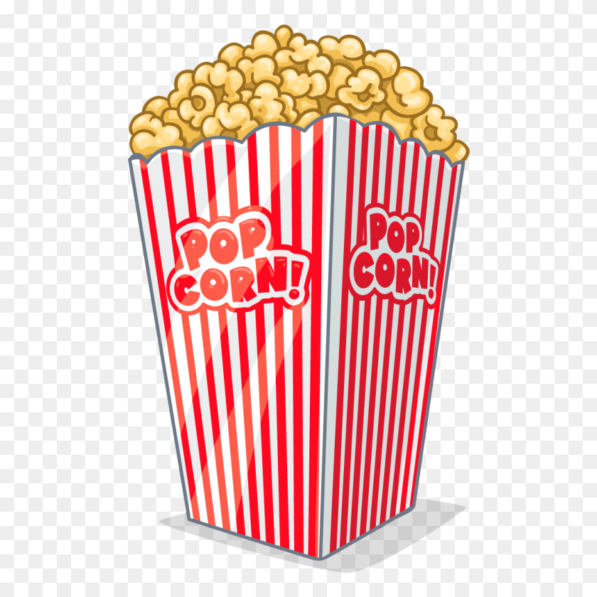 1024x1024 Popcorn Png Images Free Download - Popcorn Bag Clipart