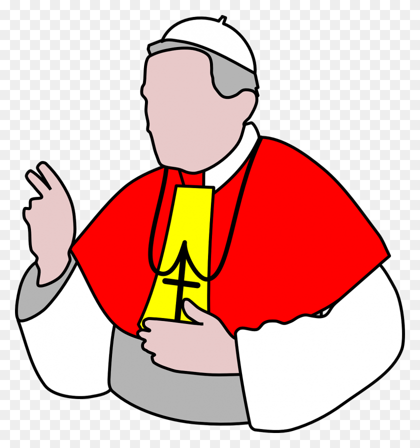 1194x1280 Pope - Bible Woman Clipart