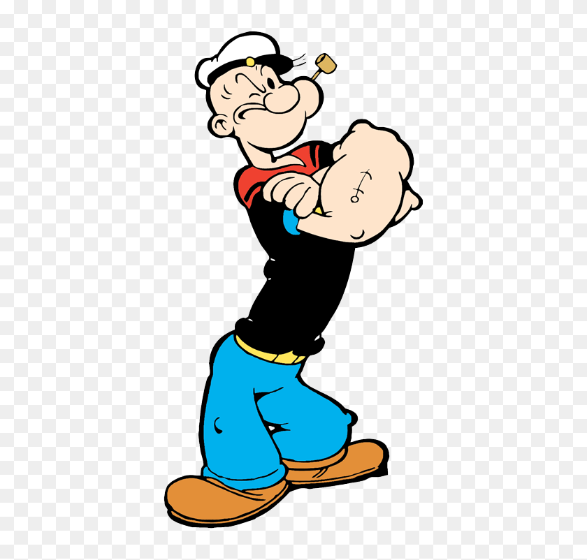 400x742 Popeye The Sailor Man Clip Art Cartoon Clip Art - Water Well Clipart