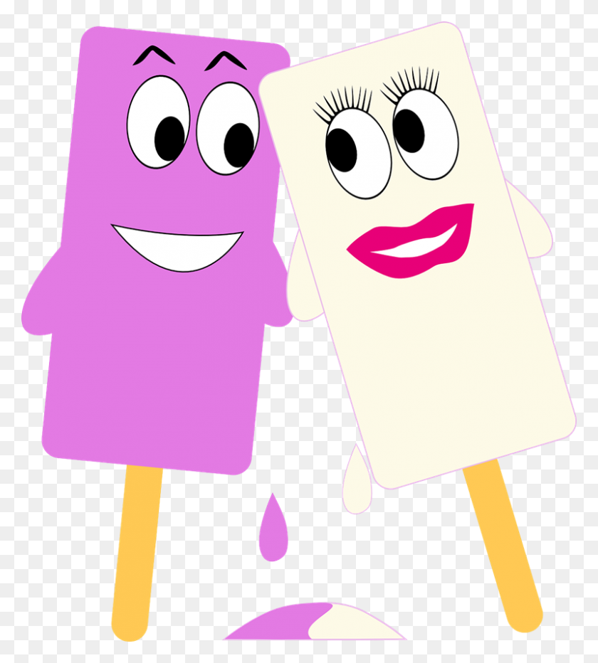 800x895 Popsicle Free To Use Clipart - Popsicle Clipart Free