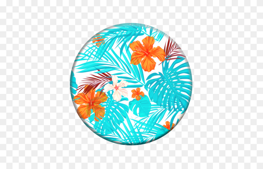480x480 Popsocket Lil Tulips - Tropical Flowers PNG