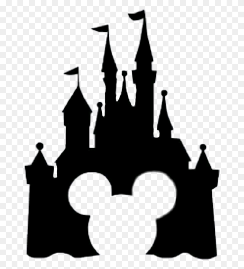 677x867 Popular And Trending Castle Stickers - Disney Castle PNG
