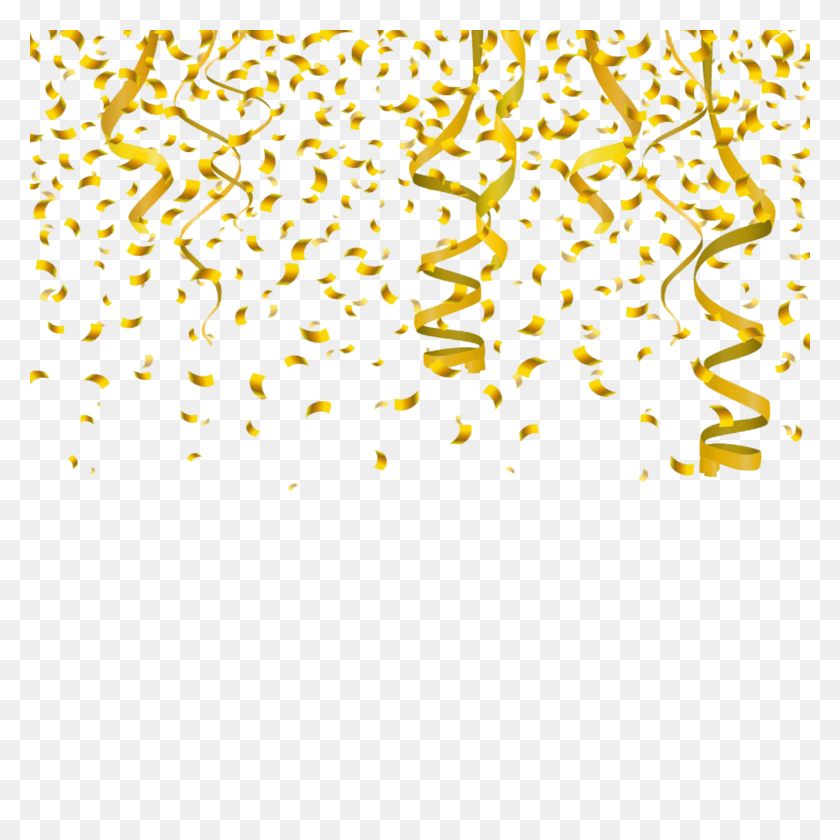 2289x2289 Popular And Trending Confetti Stickers - Gold Confetti PNG
