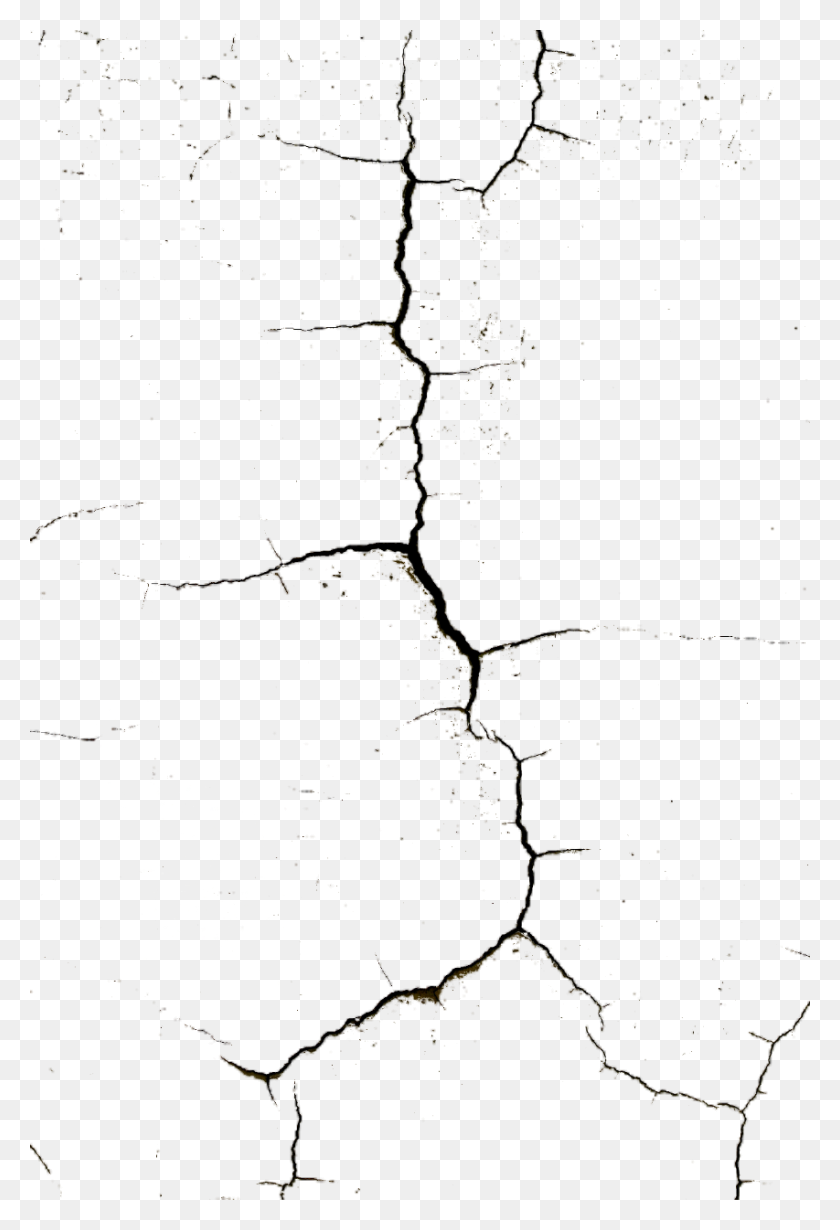 853x1280 Popular And Trending Cracks Stickers - Cracked Brick Wall Clipart