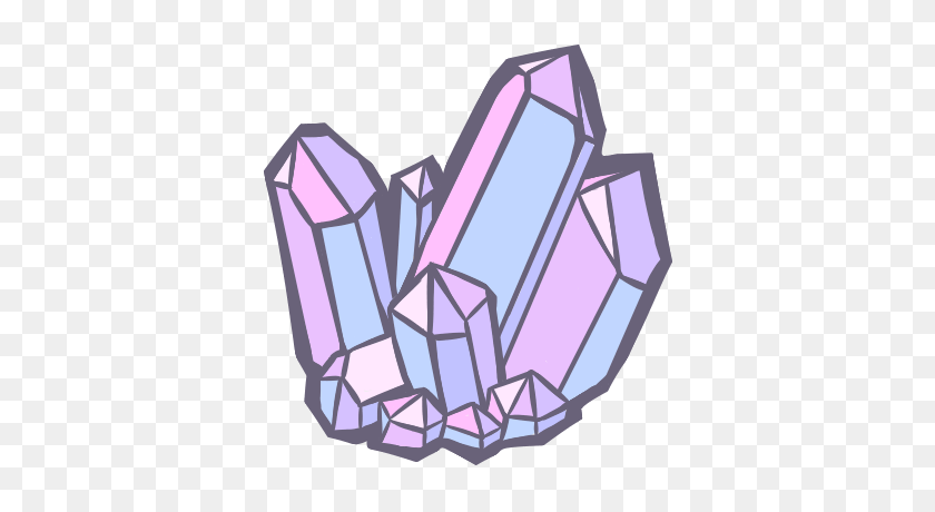 380x400 Popular And Trending Crystals Stickers - Geode Clipart