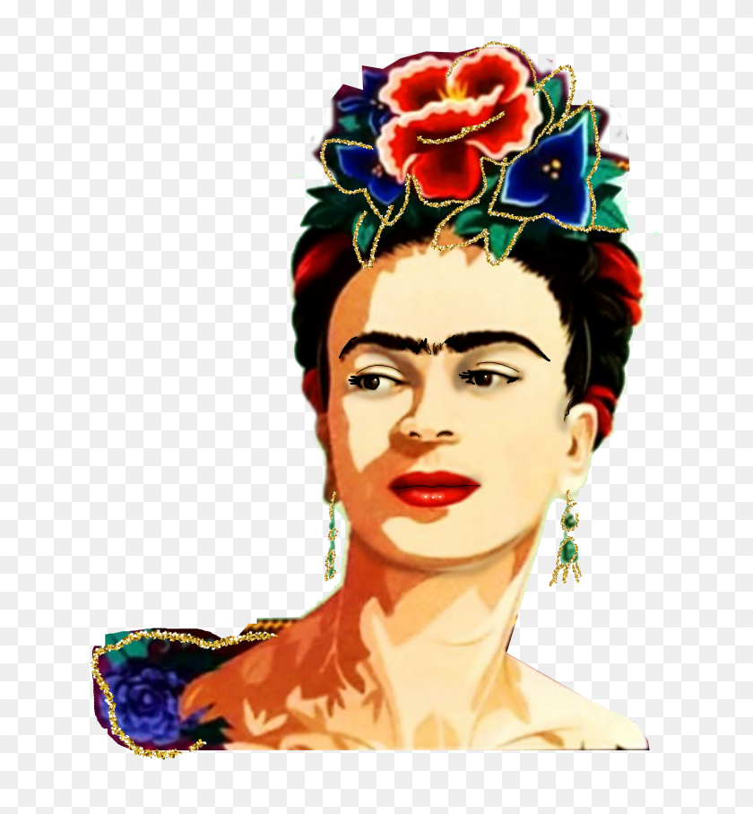 Popular And Trending Fridakahlo Stickers - Frida Kahlo PNG - FlyClipart
