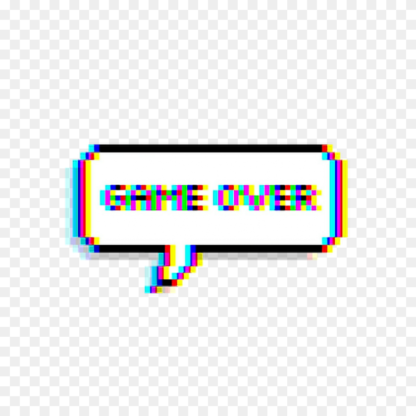 909x909 Popular And Trending Gameover Stickers - Game Over PNG